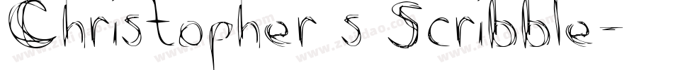 Christopher's Scribble字体转换
